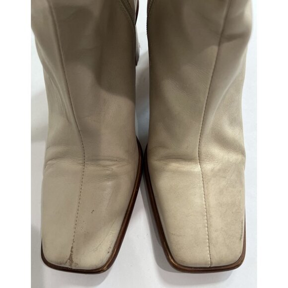 Alohas East Boots in Ivory Leather - Picture 4 of 12